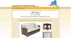 Desktop Screenshot of anchorfurniture.com